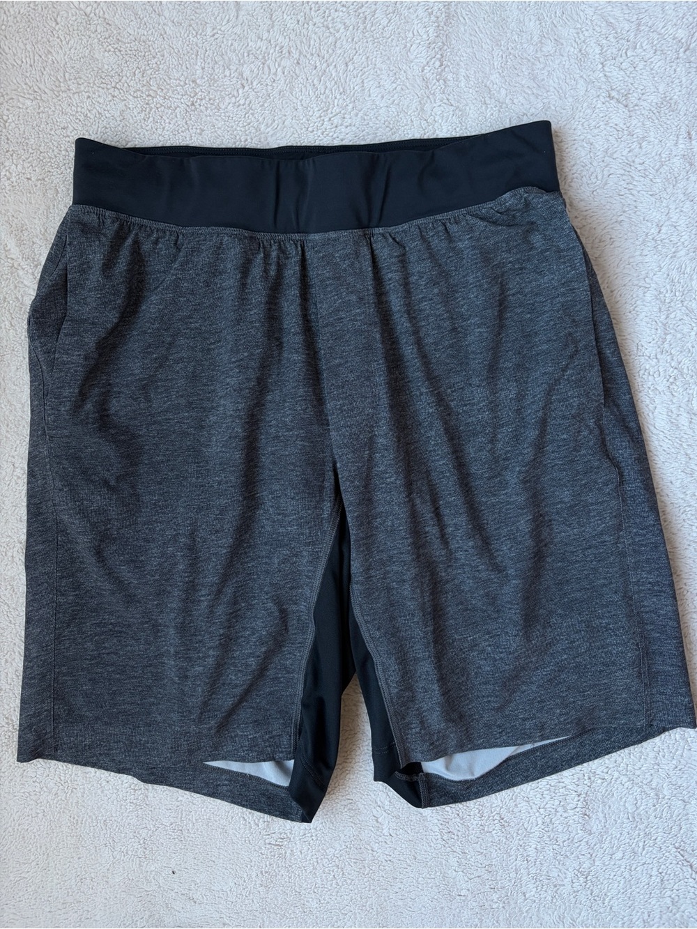 Lululemon Men's Athletic Grey Performance Shorts Size Medium